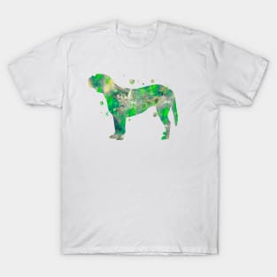 Dogue De Bordeaux Watercolor Painting T-Shirt